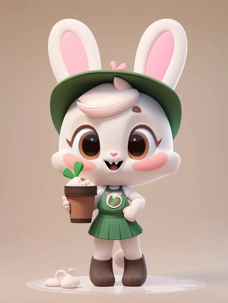 Bộ ảnh thỏ cute hoạt hình được săn đón nhiều nhất