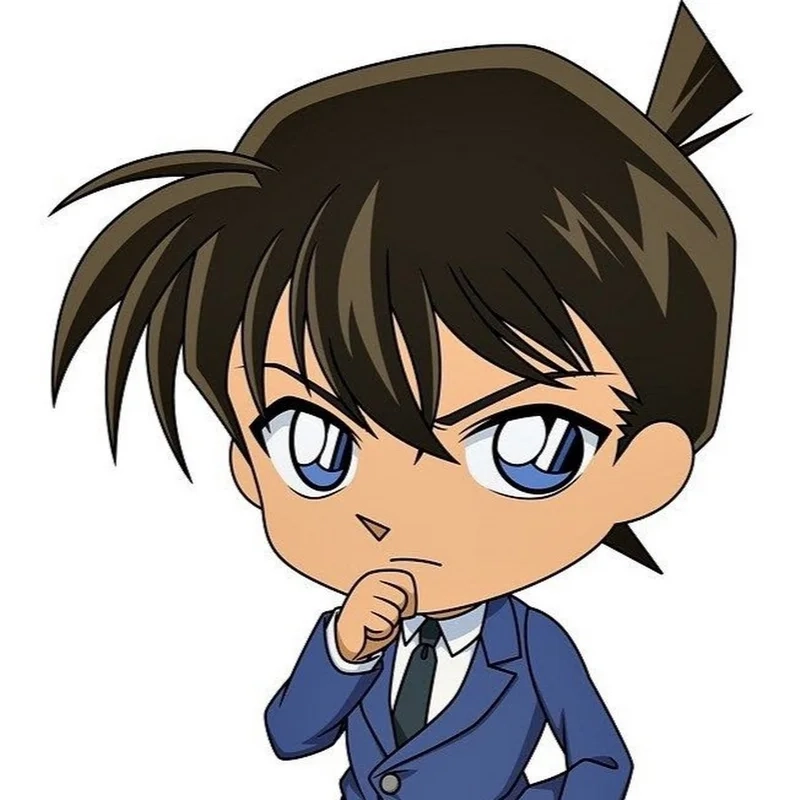 Chắc chắn bạn sẽ yêu thích shinichi chibi dễ thương và dễ vẽ