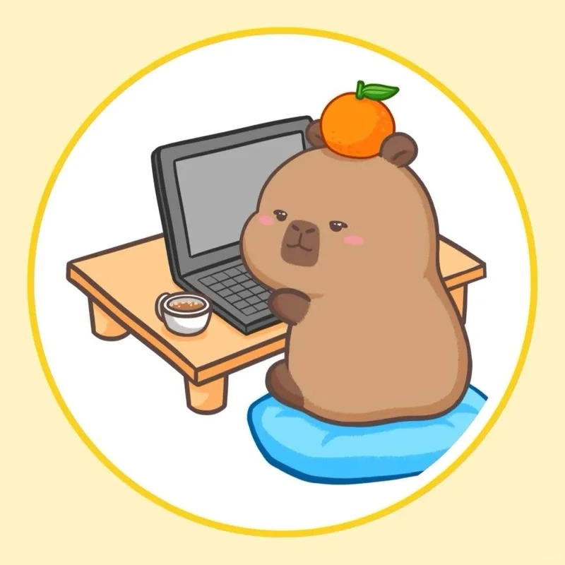 Thế giới chibi ảnh capybara cute chibi khiến bạn tan chảy