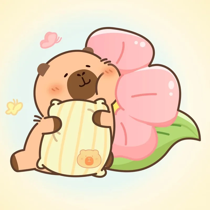 Bộ sưu tập chibi cute ảnh capybara cute chibi đẹp mê ly