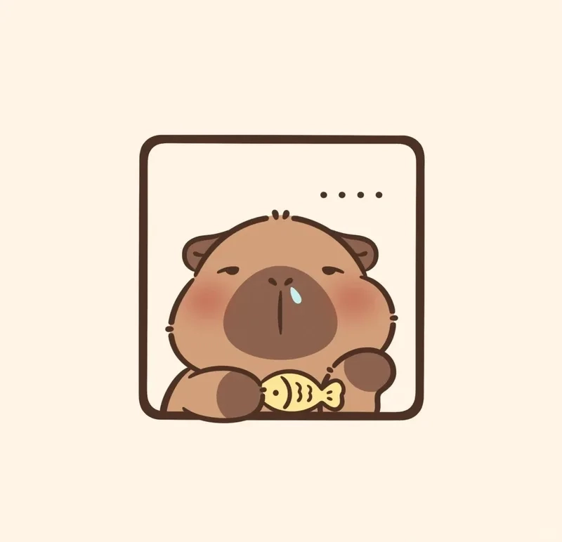 Tuyển chọn hình ảnh nền capybara chibi siêu cưng