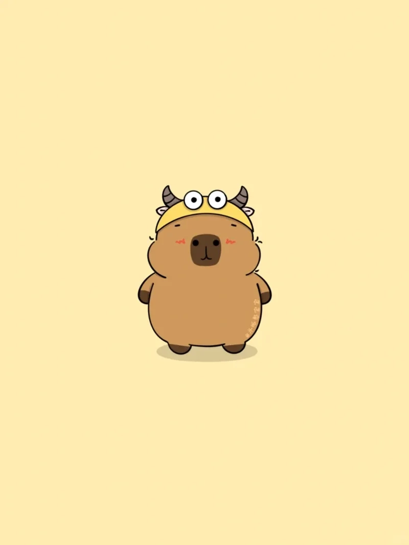 Đừng bỏ lỡ chibi hình ảnh capybara chibi cực hot