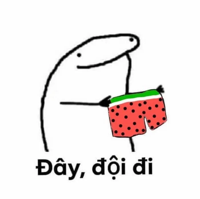 Tụt quần xin lỗi meme độc đáo, mang lại tiếng cười sảng khoái