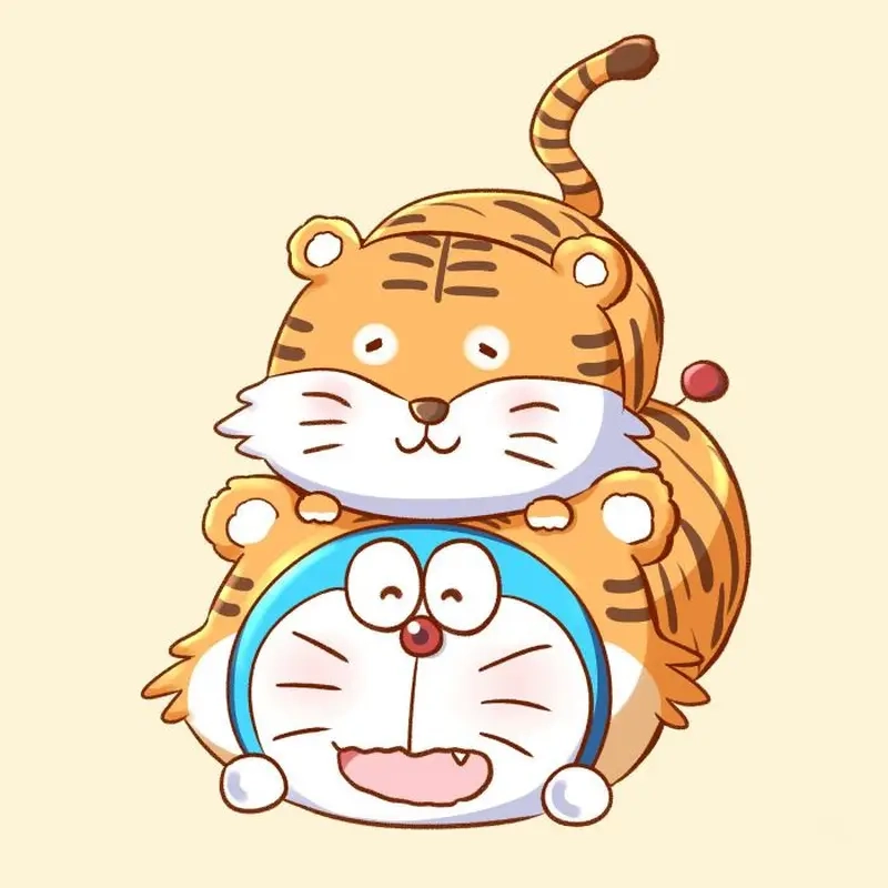 Không thể cưỡng lại độ đáng yêu của hình Doremon cute chibi