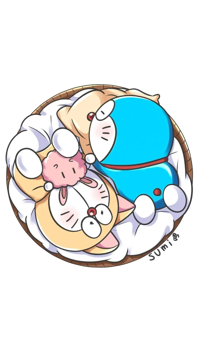 Không thể rời mắt khỏi cute chibi doraemon đáng yêu quá mức