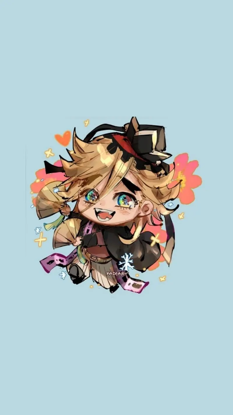 Douma y akaza chibi dễ thương đến mức không thể cưỡng lại