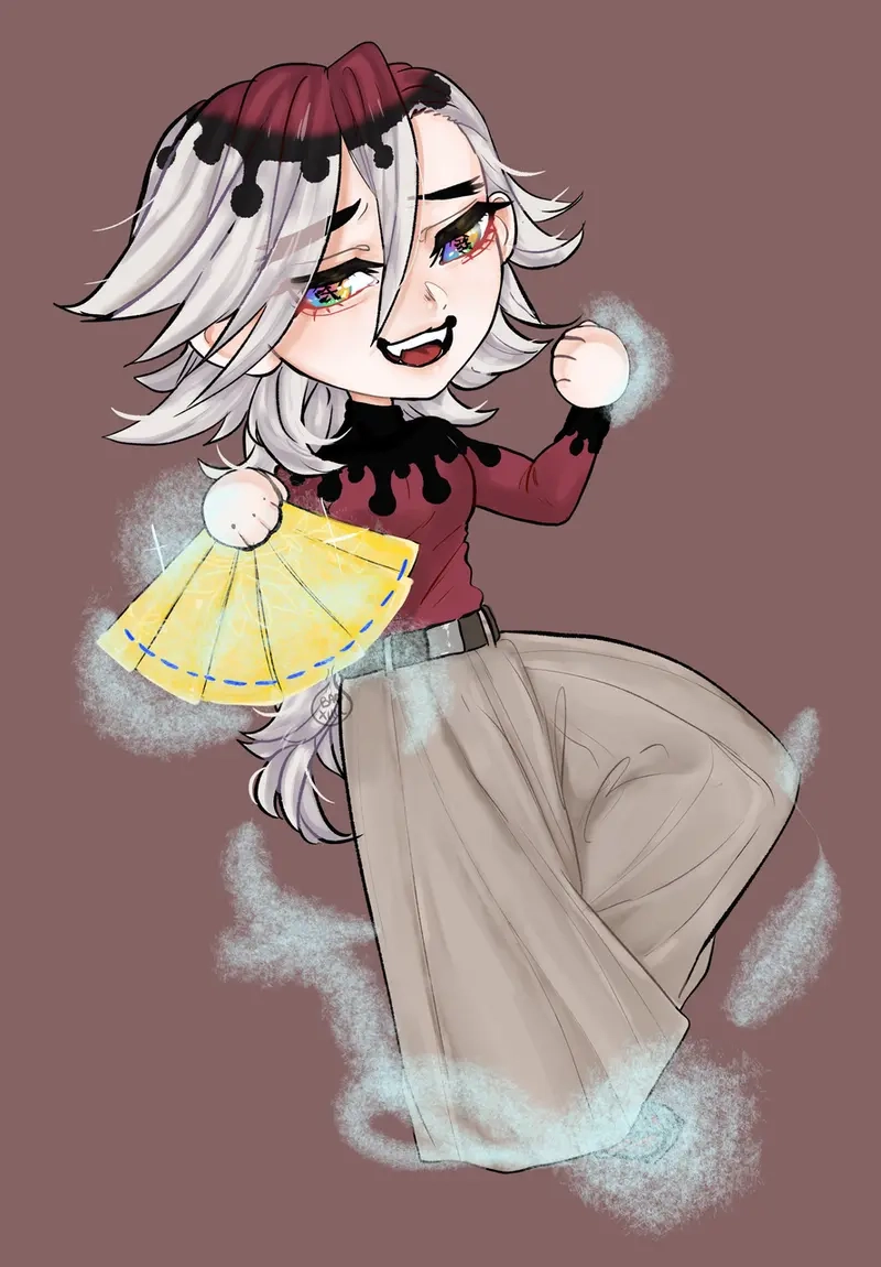 Ngắm nhìn bộ douma y shinobu chibi siêu đáng yêu