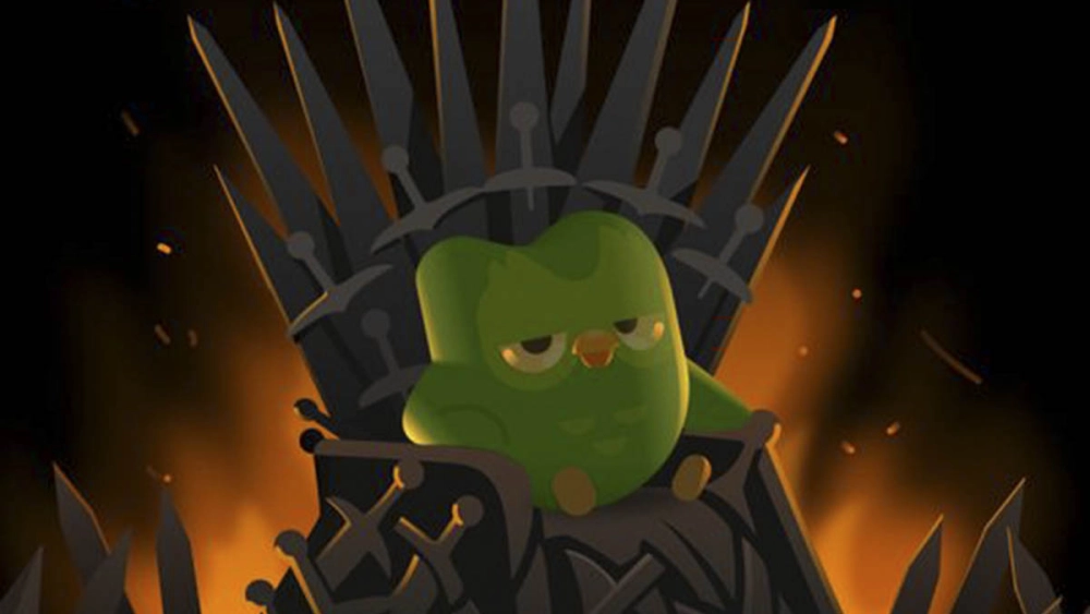 Hình Duolingo meme độc đáo, đa dạng biểu cảm của cú xanh