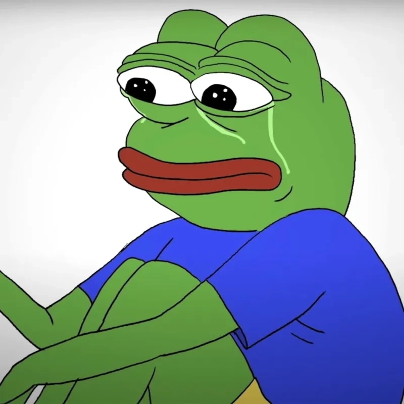 Ếch xanh meme nổi bật với biểu cảm độc đáo, dễ thương