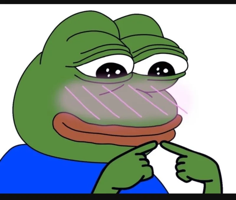 Ếch xanh meme troll, biểu cảm tinh nghịch, hài hước