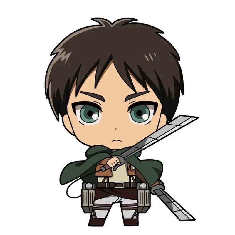Eren lúc nhỏ là hình ảnh cậu bé ngây thơ nhưng đầy nhiệt huyết trong anime