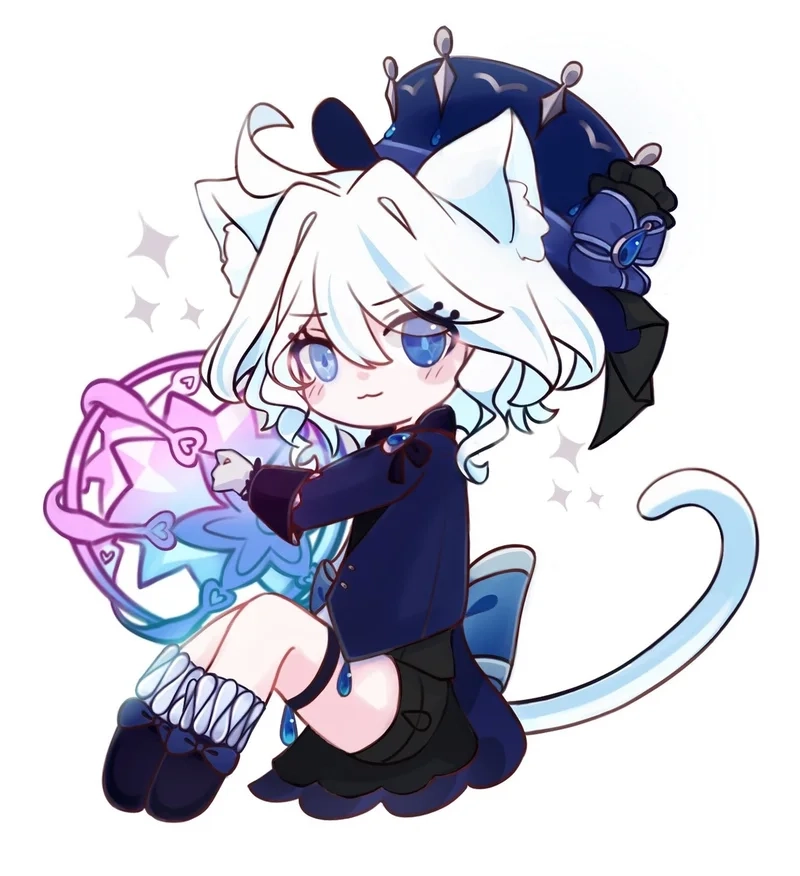 Furina chibi official mang đến những bức tranh chính thức dễ thương tuyệt vời