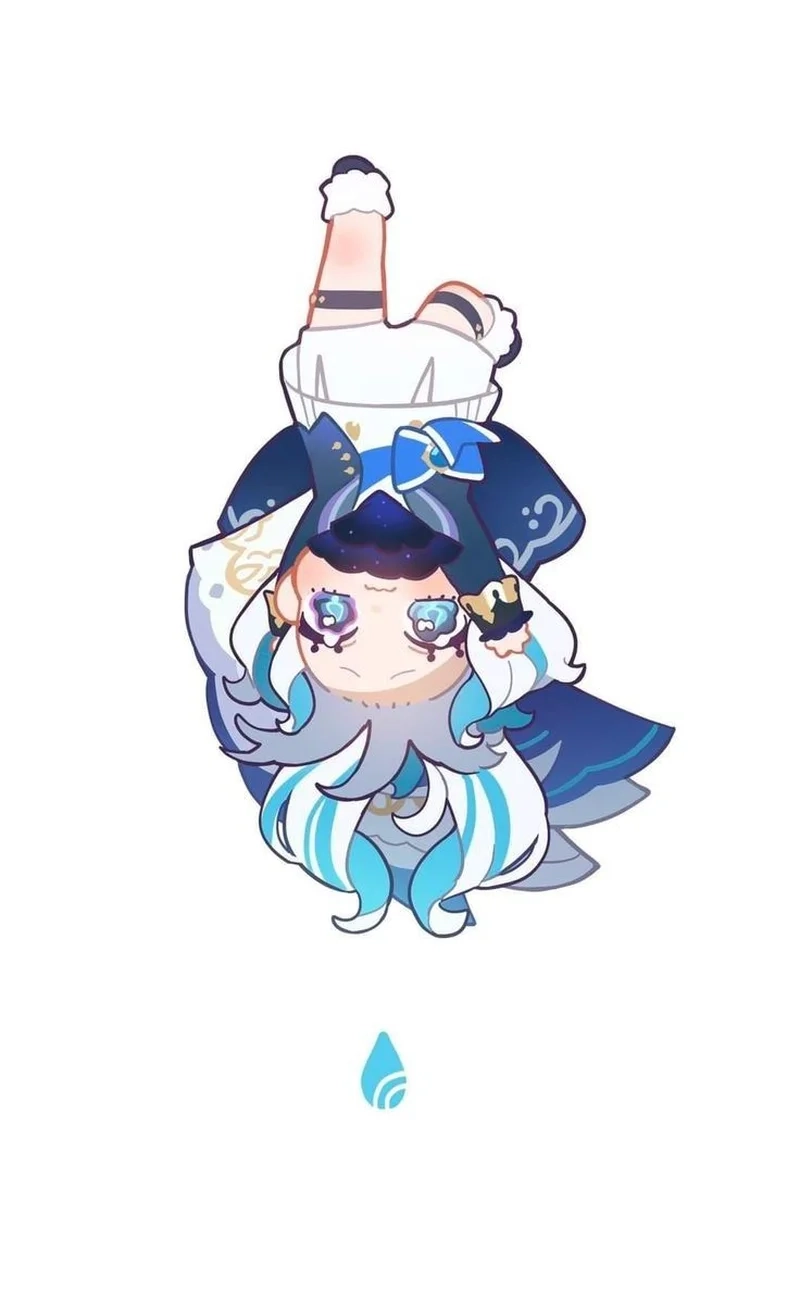 Furina chibi transparent dễ dàng sử dụng cho mọi loại thiết kế sáng tạo