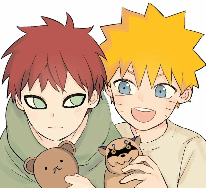 Tình bạn đáng ngưỡng mộ Gaara x Naruto