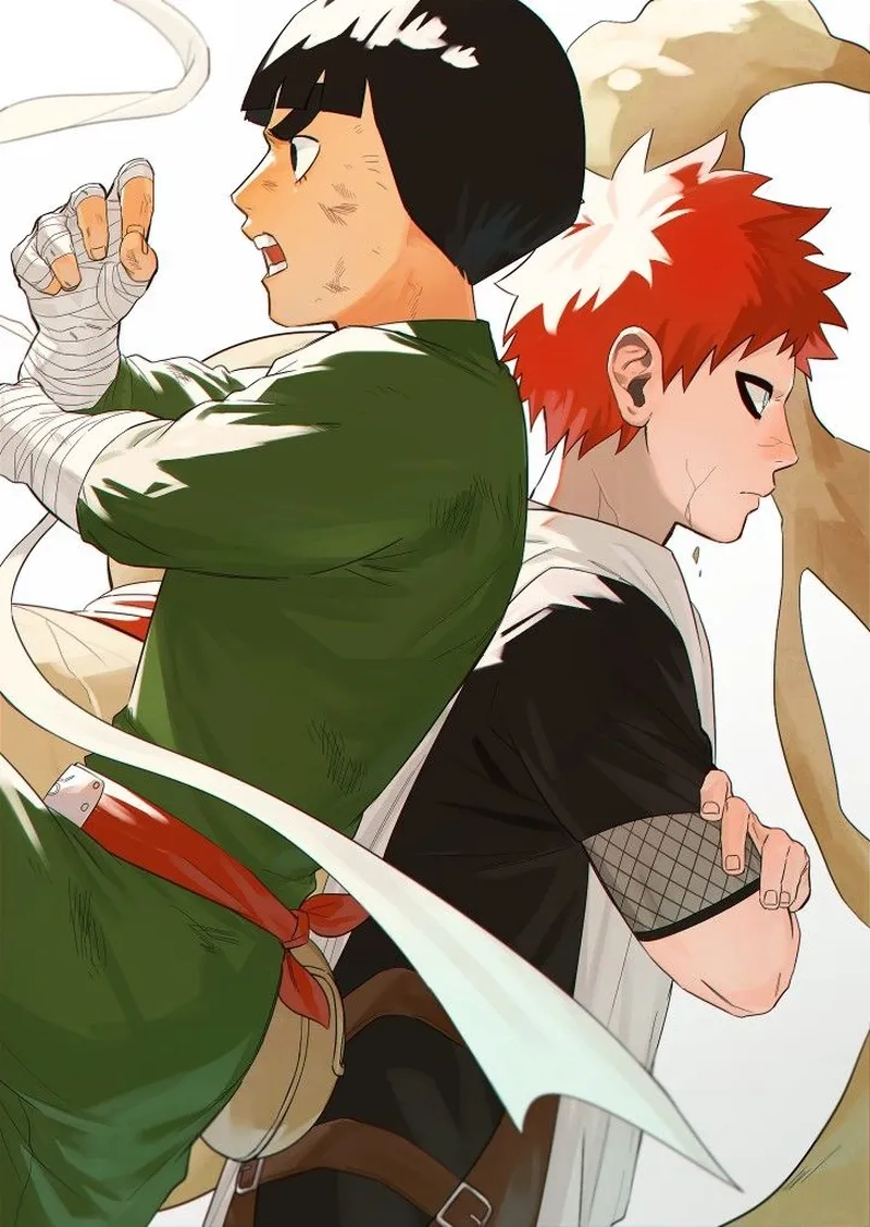 Cú đấm định mệnh trong Naruto Rock Lee vs Gaara