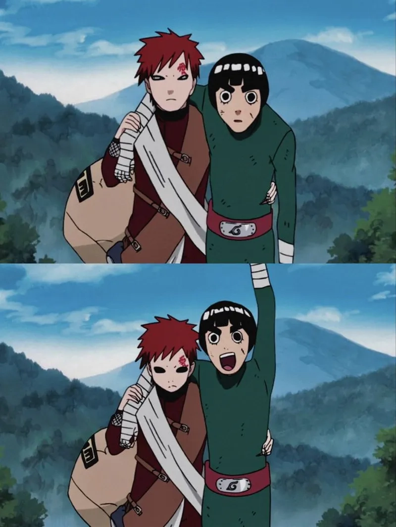 Tình huống bất ngờ giữa Gaara x Lee khiến fan choáng