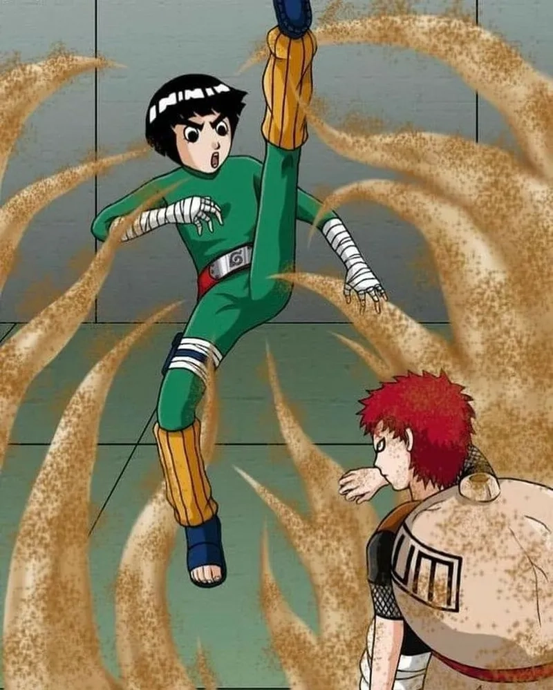 Phản đòn cực gắt của Lee vs Gaara