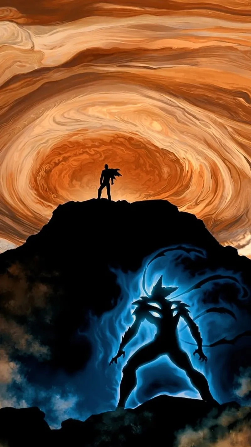 Saitama không thể ngừng đấm khi đối đầu với Garou