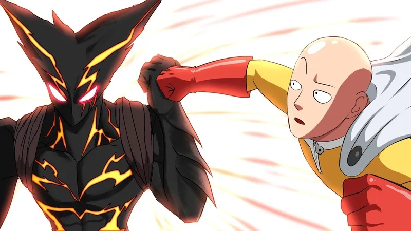 Trận chiến trong One Punch Man manga Saitama vs Garou gây cấn đến từng phút