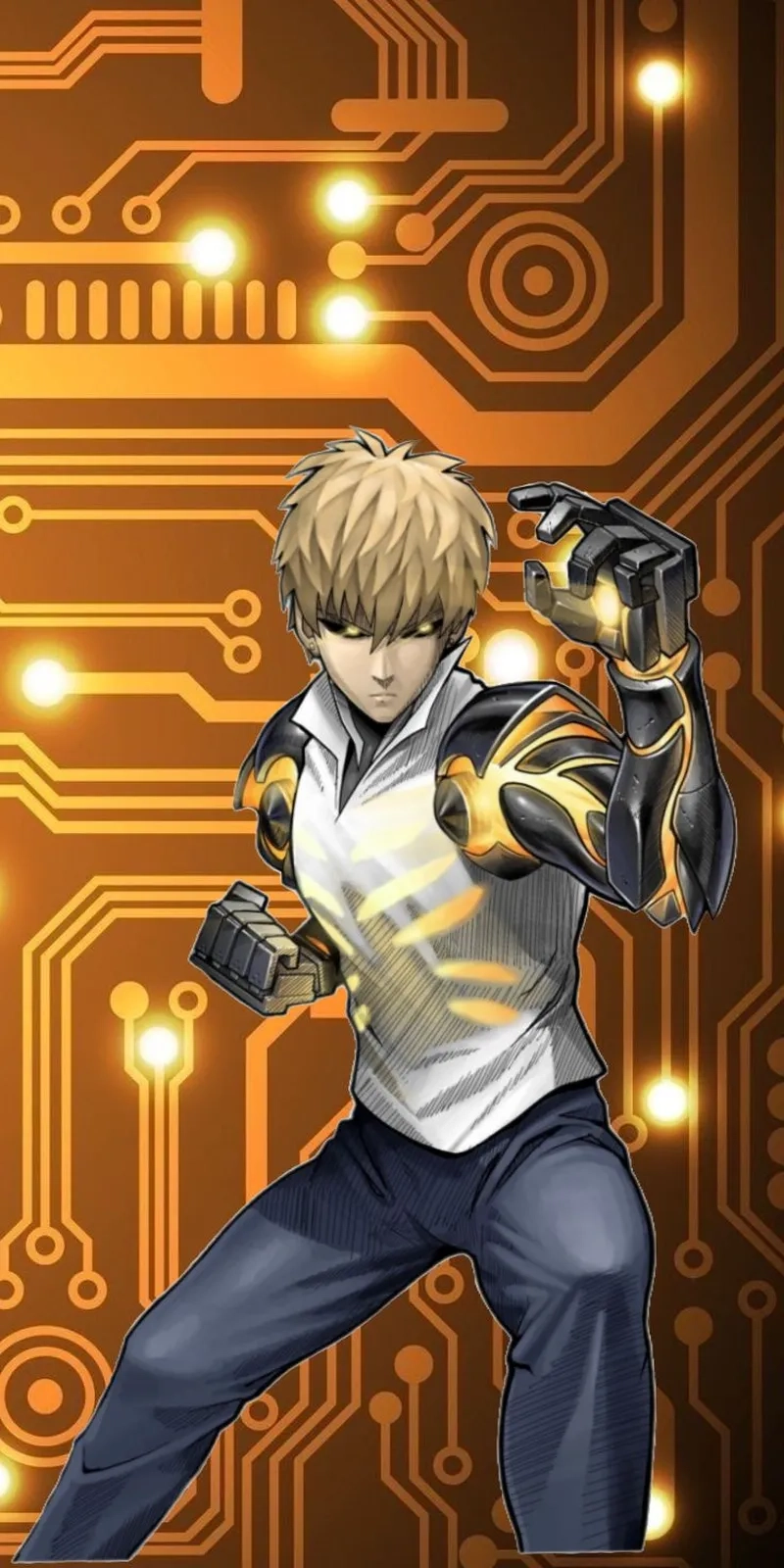 Genos One Punch luôn chiến đấu hết mình với những cú đấm mạnh mẽ
