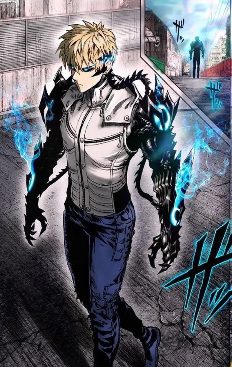 Vẽ Genos để thể hiện sự yêu thích với anh chàng robot này