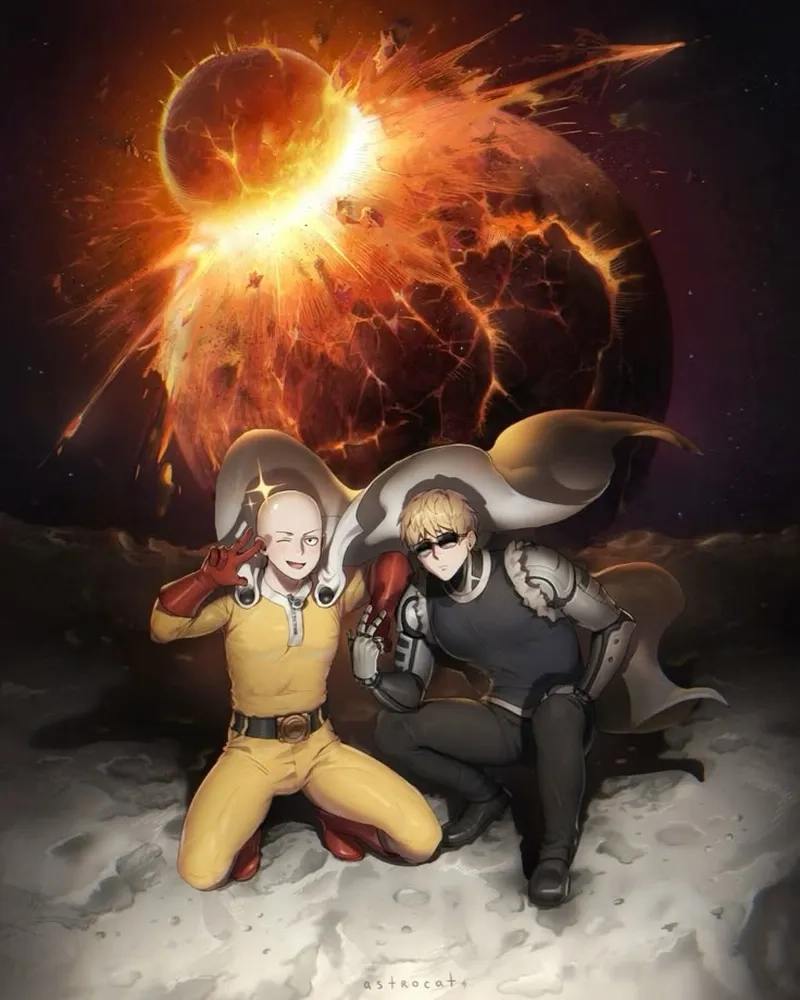 Genos vs Saitama là trận chiến đầy hấp dẫn và khó quên