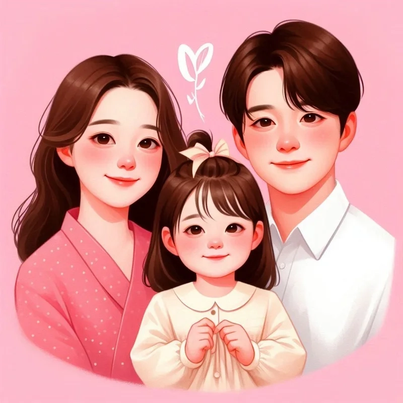 Bạn đã có ảnh gia đình chibi cute cho tết này chưa