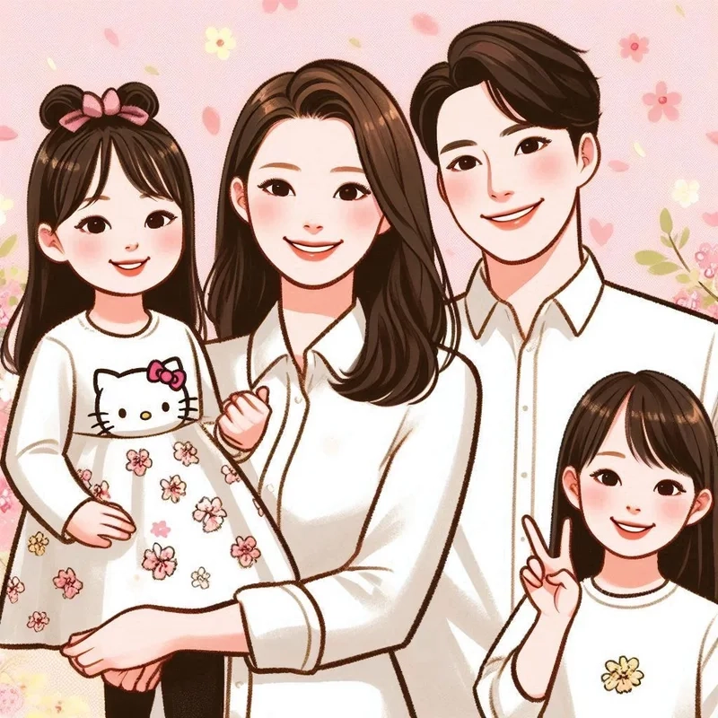 Đắm mình trong thế giới anime chibi gia đình cute cực kỳ ấm áp