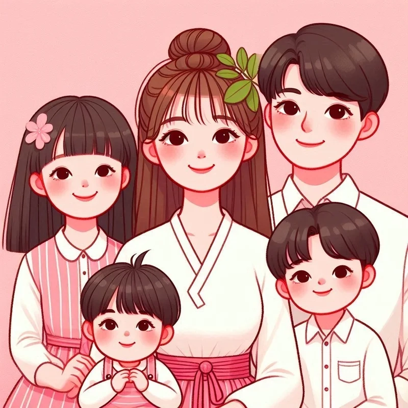 Không thể rời mắt trước bộ chibi gia đình chibi mới nhất