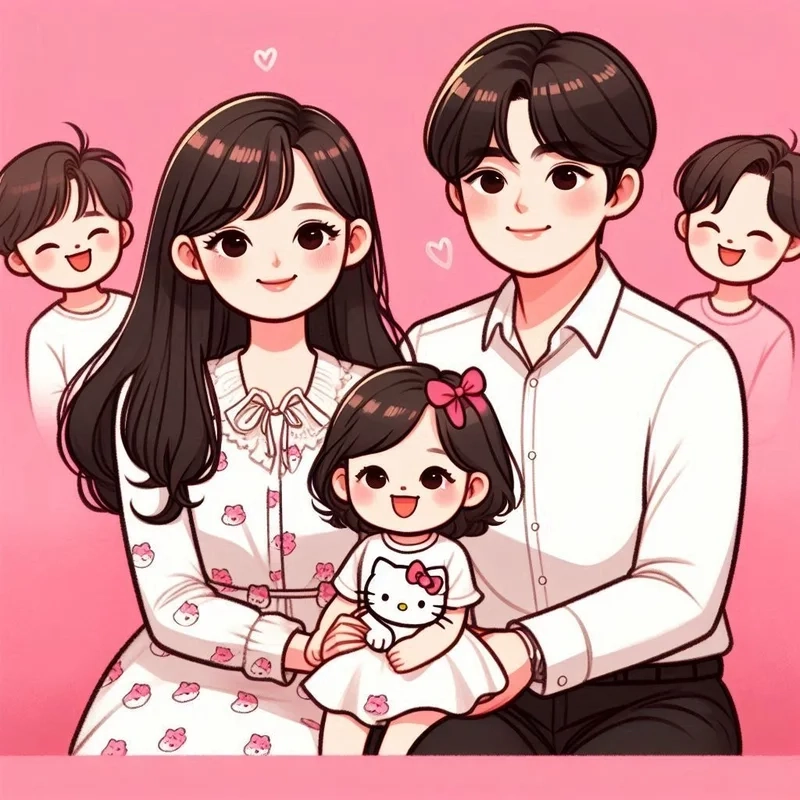 Tạo kỷ niệm khó quên với ảnh cả gia đình chibi