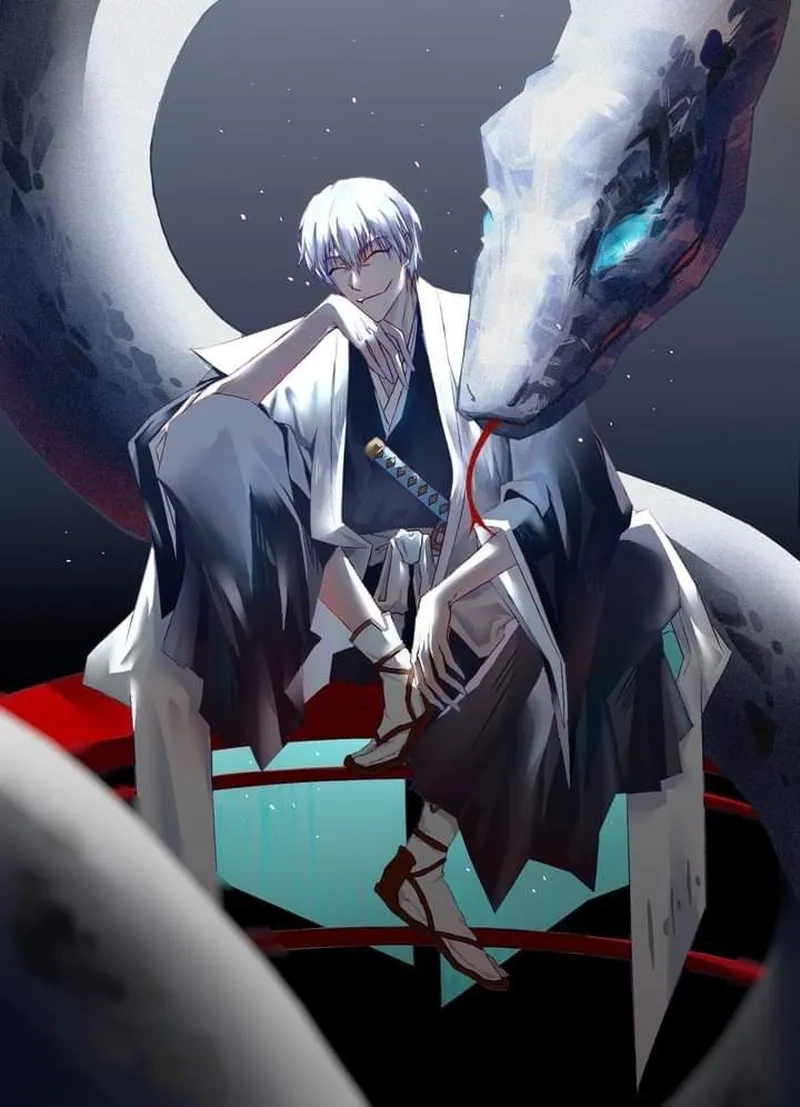 Bleach Gin Ichimaru với phong cách Shinigami không thể nhầm