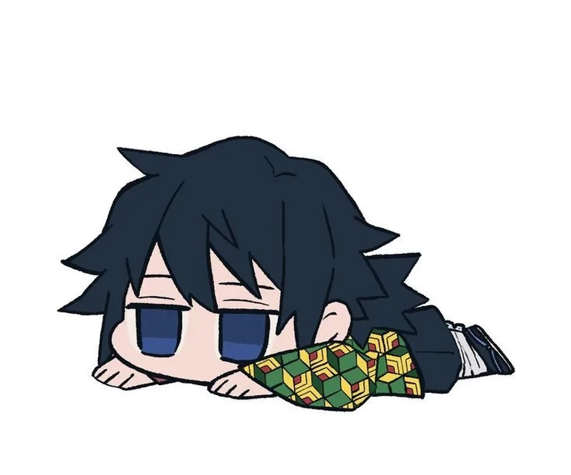 Cùng lưu trọn khoảnh khắc Tomioka Giyuu chibi đáng yêu