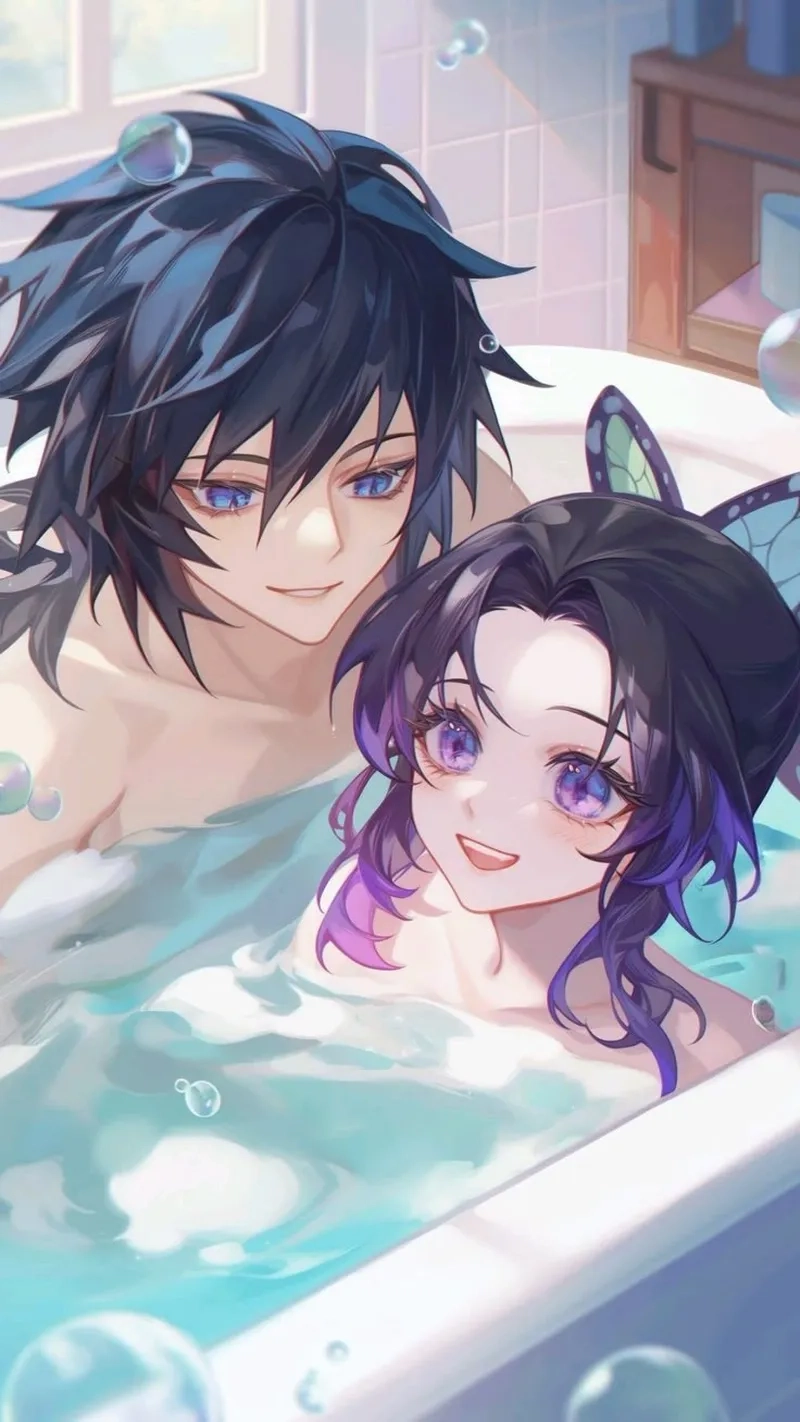 Cuộc chiến gay cấn Demon Slayer Giyuu x Shinobu