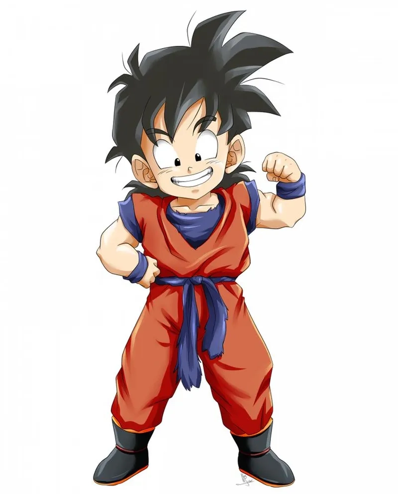 Gohan Chibi sẽ khiến bạn phải yêu mến hình ảnh ngộ nghĩnh này