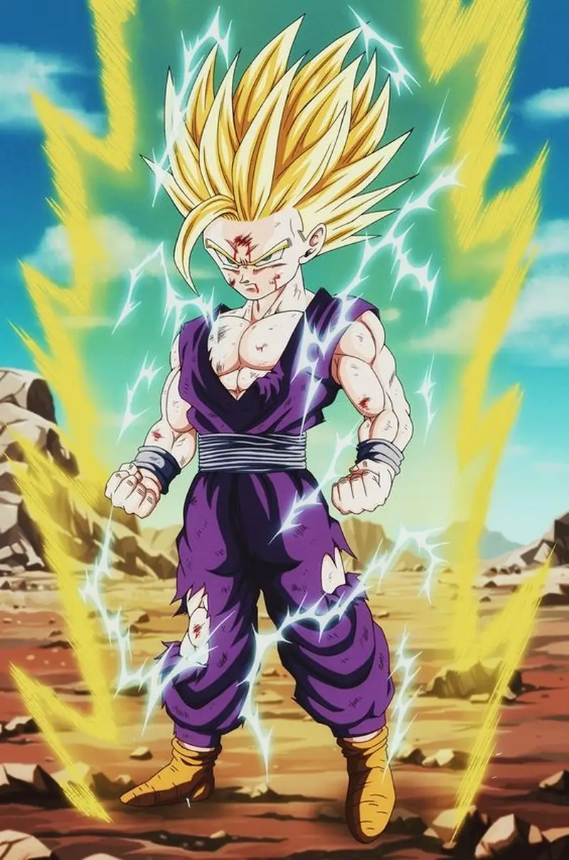 Adult Gohan SSJ2 thể hiện sự trưởng thành vượt bậc trong mỗi trận chiến