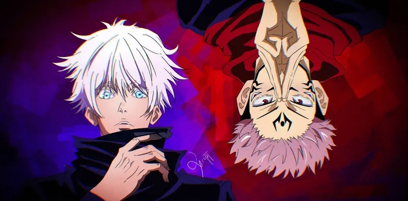 Edit Gojo vs Sukuna tạo nên những ảnh độc đáo