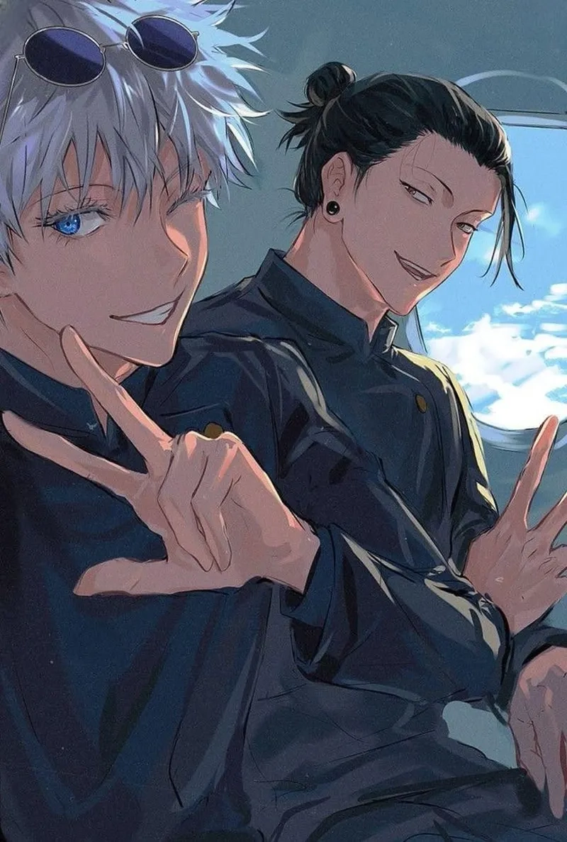 Geto x Gojo là cặp đôi kỳ lạ trong Jujutsu Kaisen
