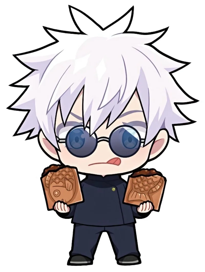 Tận hưởng vẻ đáng yêu từ cute gojo chibi