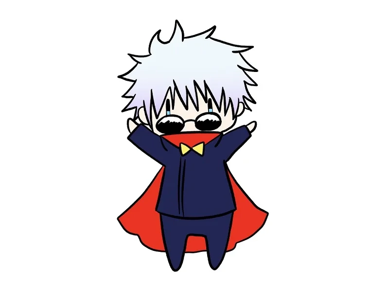 Cách đơn giản để tạo gojo chibi drawing độc đáo