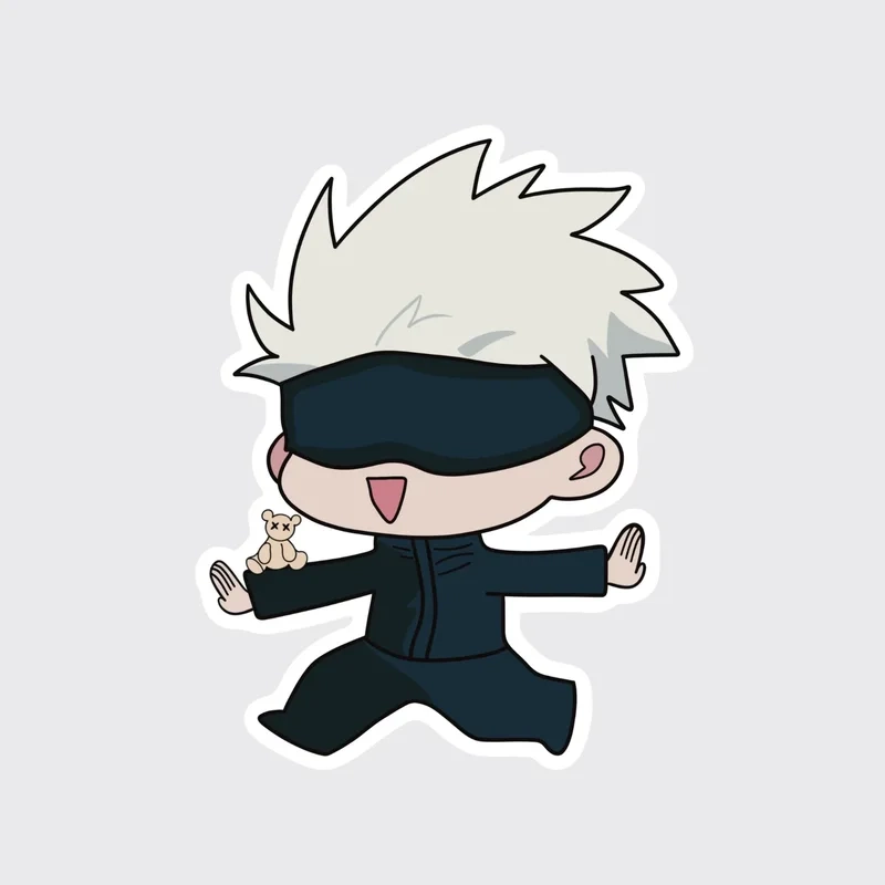 Bản vẽ vẽ gojo chibi ngầu dành cho fan chân chính