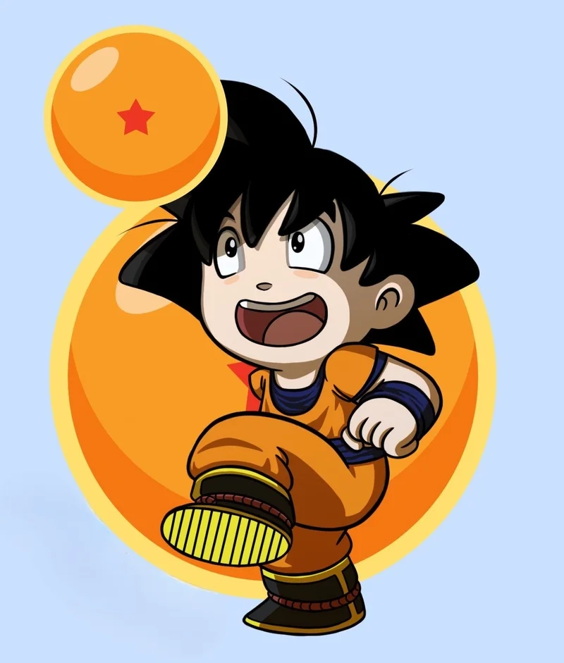 Hình nền goku chibi sẽ làm cho màn hình của bạn thêm phần sinh động
