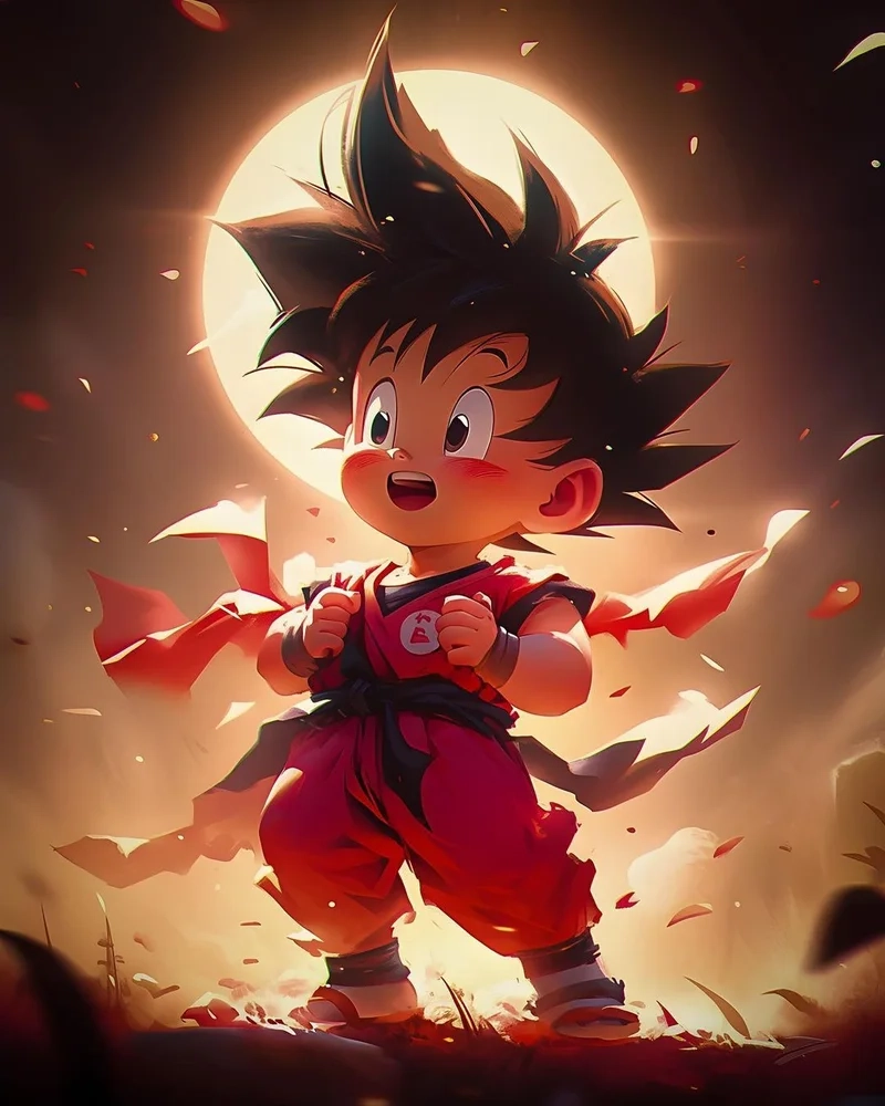 Blue goku chibi là phong cách độc đáo và nổi bật