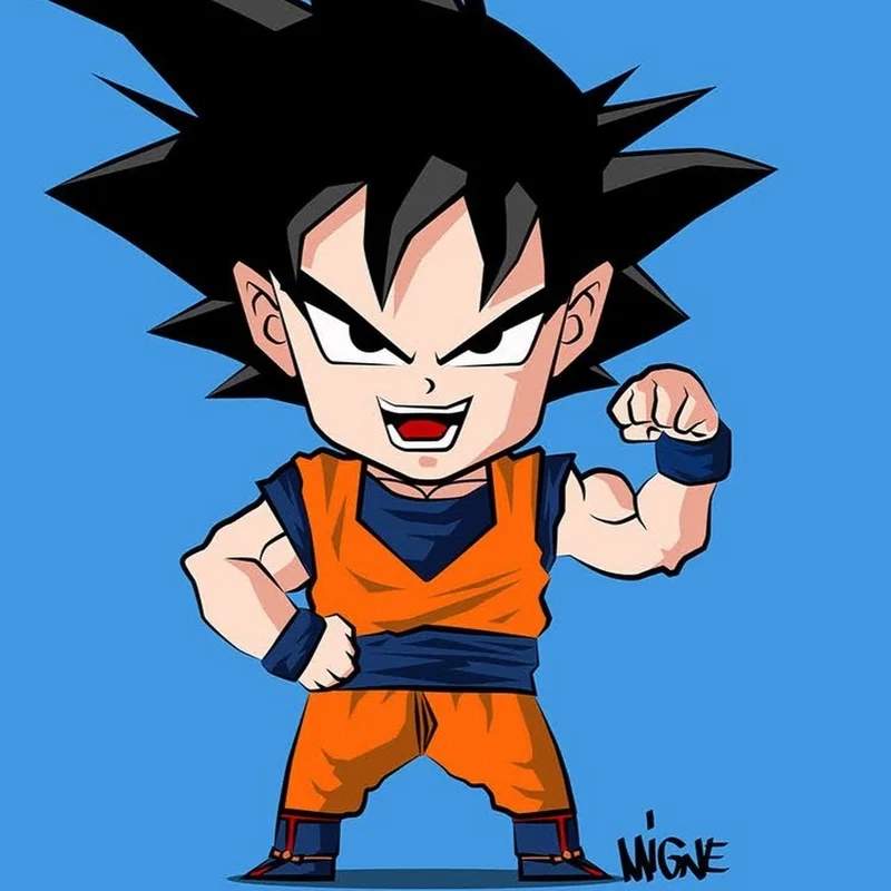Goku chibi kamehameha làm cho bạn không thể rời mắt khỏi màn hình