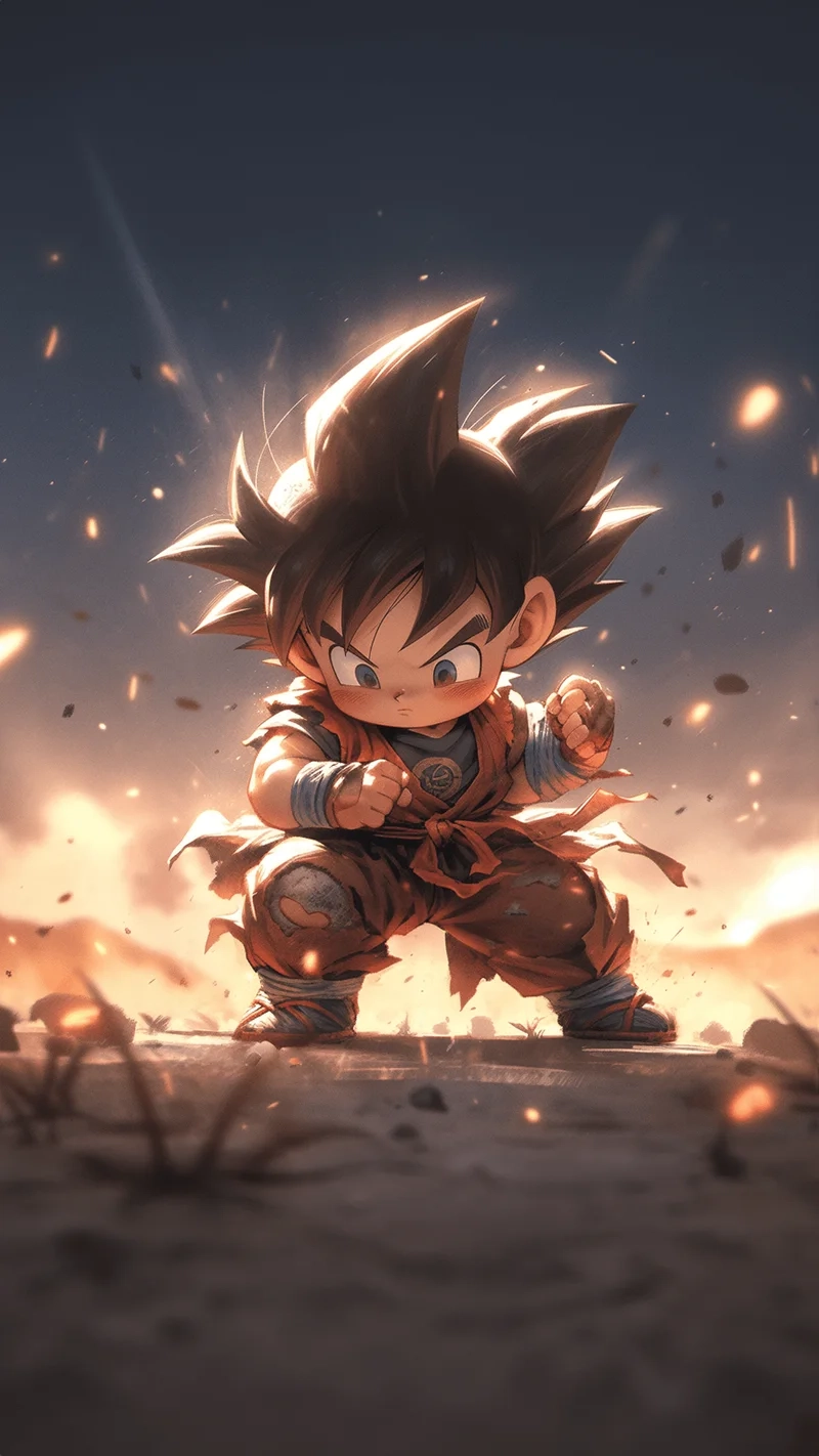 Goku chibi pixel art mang đến một phong cách mới lạ và độc đáo
