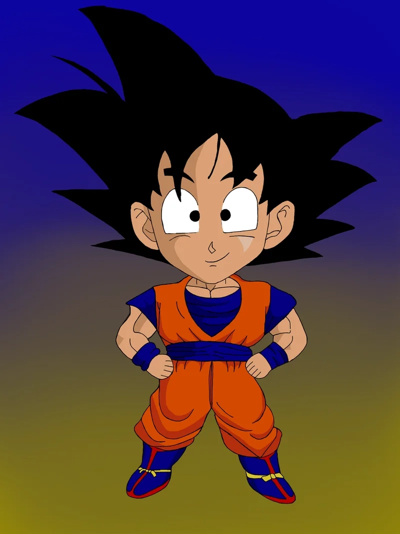 Goku chibi ssj blue sẽ khiến bạn phải trầm trồ với thiết kế tuyệt vời
