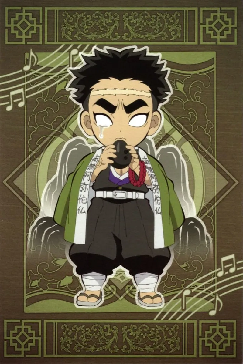 Gyomei chibi official art cực kỳ dễ thương và đáng yêu