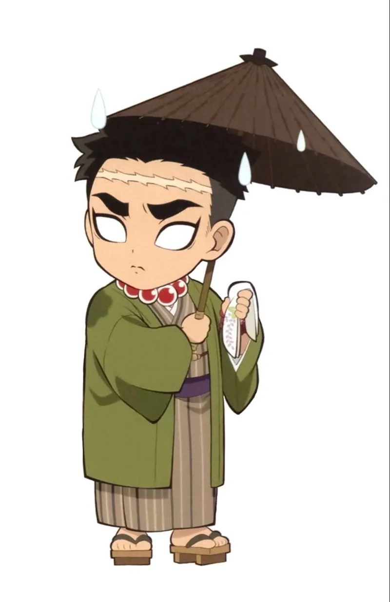 Gyomei chibi PNG là hình ảnh chất lượng cho fan