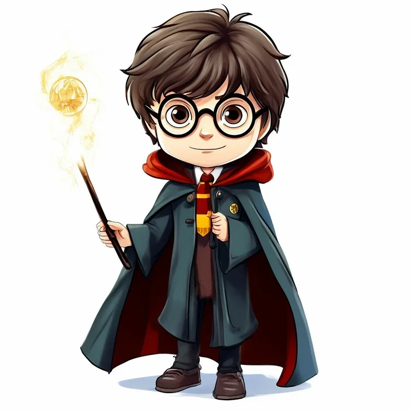 Cùng chiêm ngưỡng chibi harry potter cực kỳ dễ thương