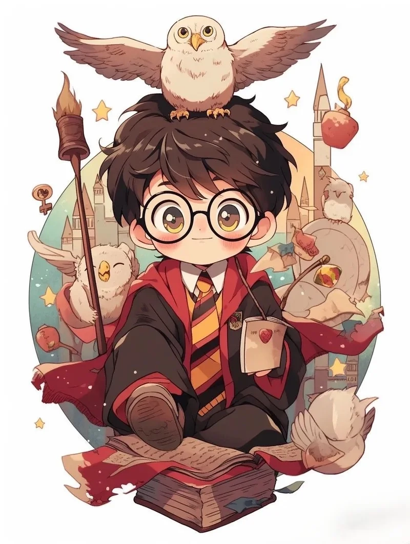Chọn ngay harry potter chibi blanket để thêm phần ấm cúng và dễ thương