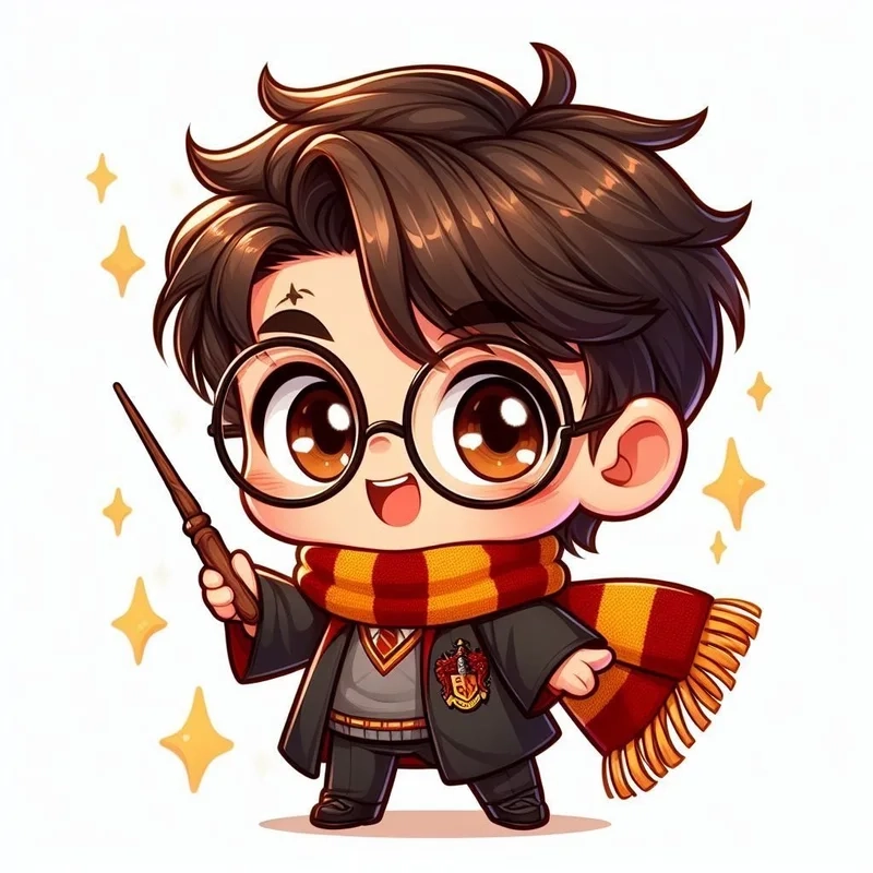 Bộ sưu tập harry potter chibi stickers sẽ làm bạn không thể rời mắt